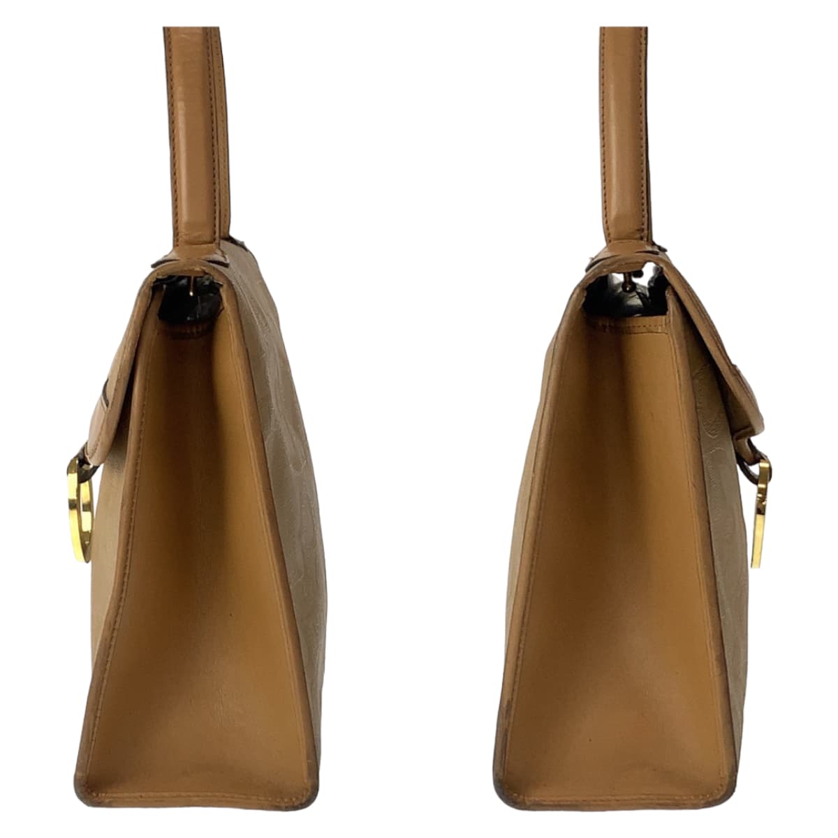 18836
Dior ディオール ヴィンテージ トロッター ブラウン ベージュ ゴールド金具 コーティングキャンバス / レザー ショルダーバッグ ハンドバッグ 2WAY レディース AB39