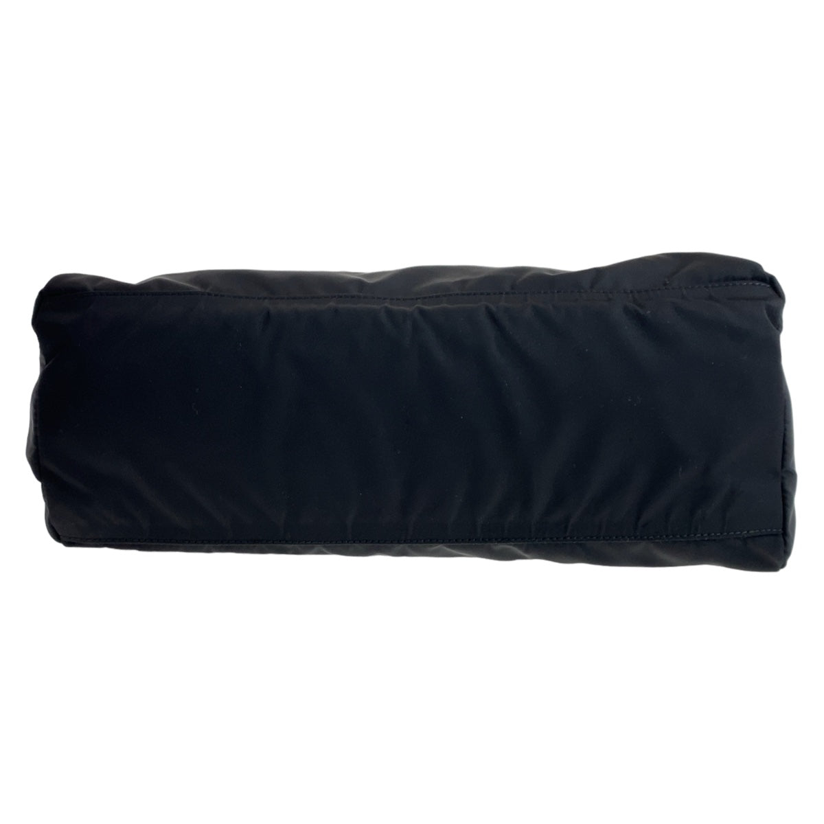 18837
PRADA プラダ テスート 三角ロゴプレート ブラック 黒 シルバー金具 ナイロン トートバッグ ハンドバッグ  レディース AB40