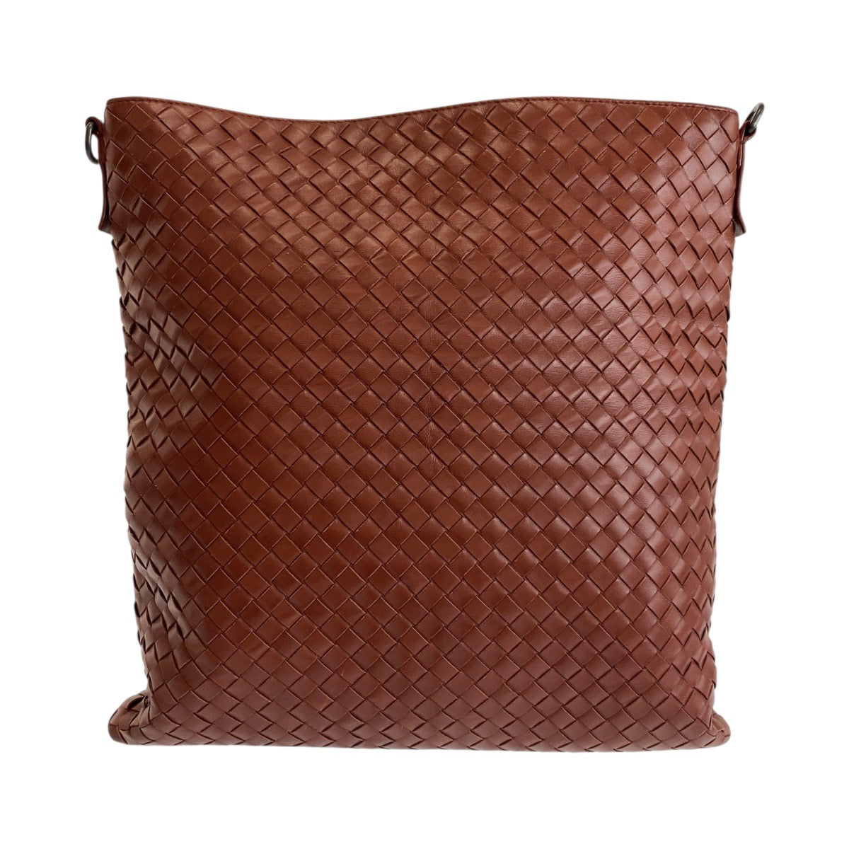 18841
BOTTEGAVENETA ボッテガヴェネタ イントレチャート 男女兼用 ブラウン ガンメタ金具 レザー B03597793V ショルダーバッグ メッセンジャーバッグ レディース ABP60