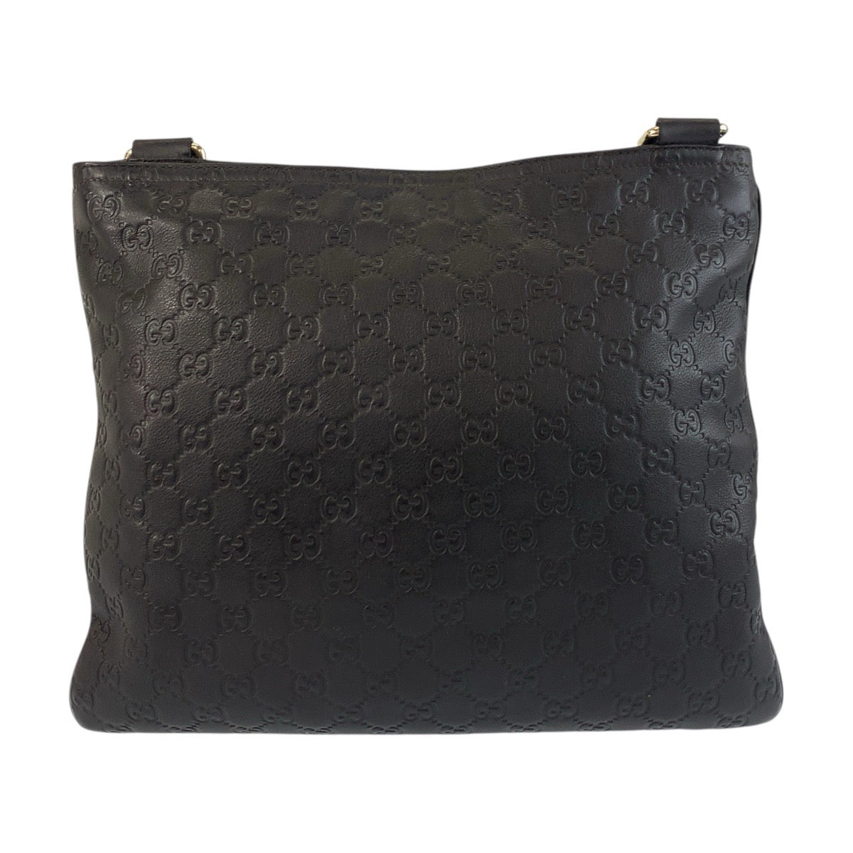 18842
GUCCI グッチ グッチシマ ブラウン ゴールド金具 レザー 201446 ショルダーバッグ メッセンジャーバッグ メンズ ABP45