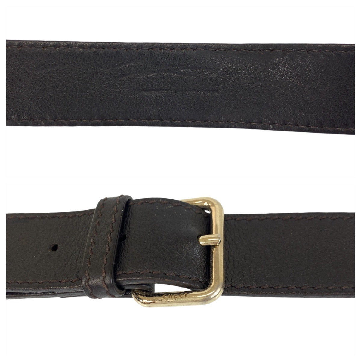 18842
GUCCI グッチ グッチシマ ブラウン ゴールド金具 レザー 201446 ショルダーバッグ メッセンジャーバッグ メンズ ABP45