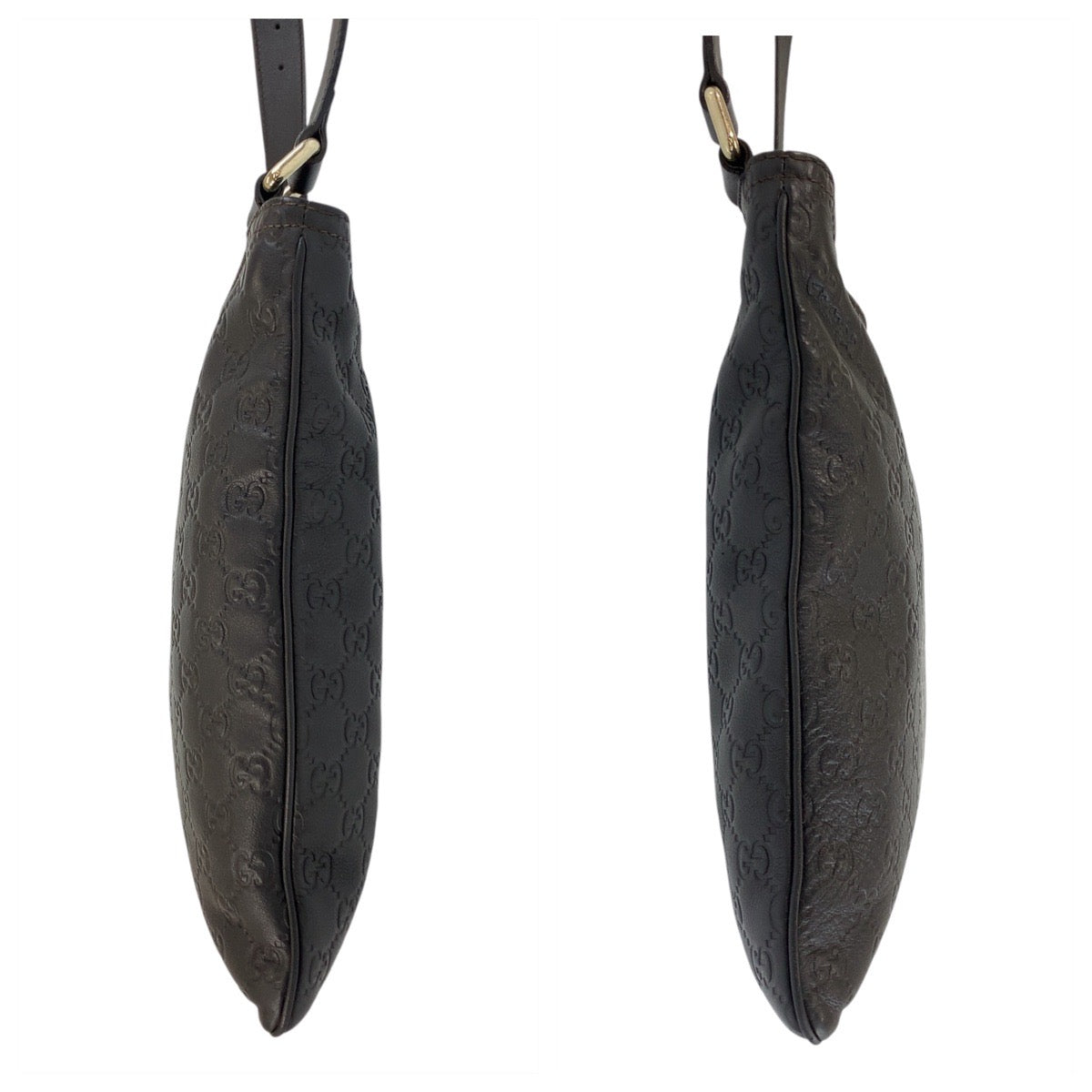 18842
GUCCI グッチ グッチシマ ブラウン ゴールド金具 レザー 201446 ショルダーバッグ メッセンジャーバッグ メンズ ABP45