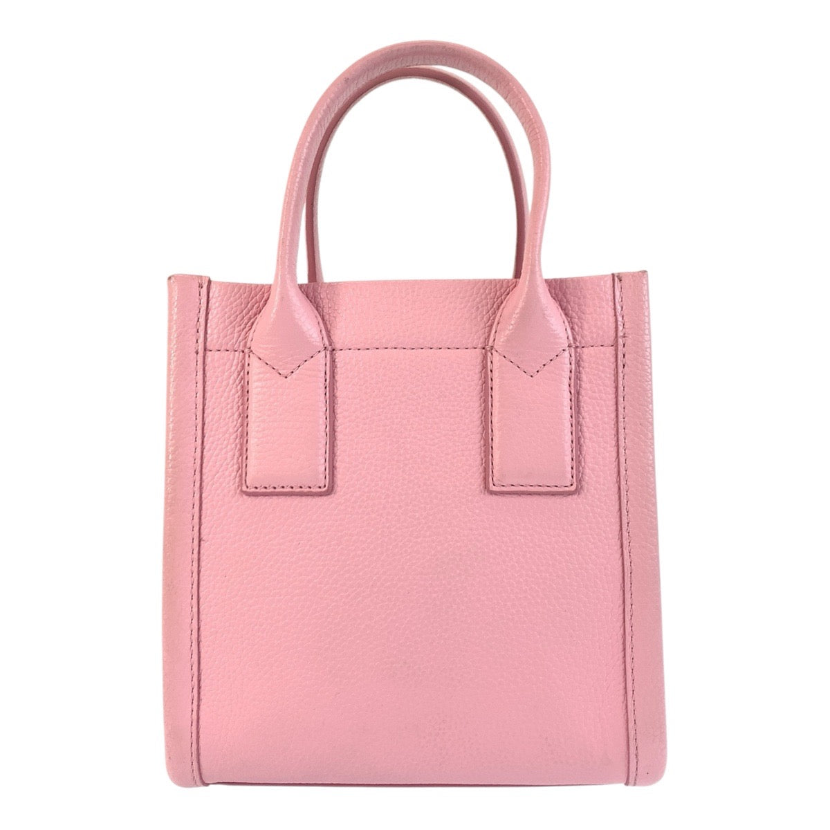 18859
MARC JACOBS マークジェイコブス ピンク シルバー金具 レザー トートバッグ ショルダーバッグ 2way  レディース AB20
