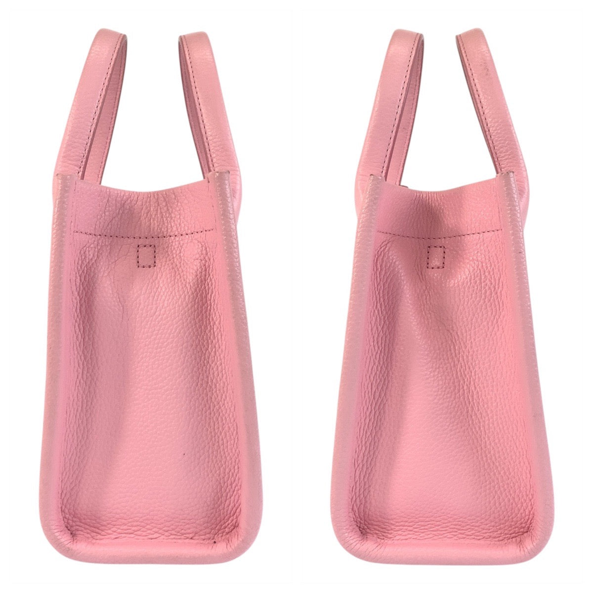 18859
MARC JACOBS マークジェイコブス ピンク シルバー金具 レザー トートバッグ ショルダーバッグ 2way  レディース AB20