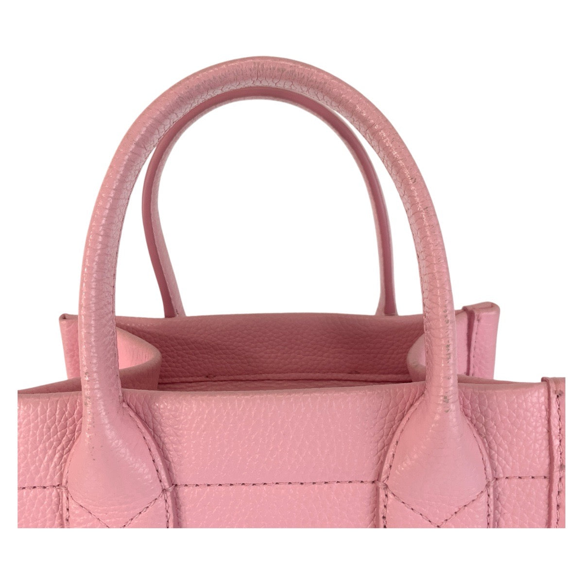 18859
MARC JACOBS マークジェイコブス ピンク シルバー金具 レザー トートバッグ ショルダーバッグ 2way  レディース AB20