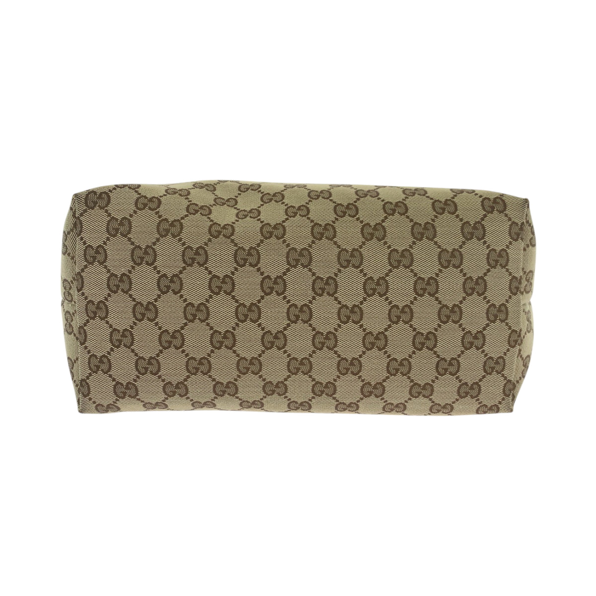 18862
GUCCI グッチ ベージュ ブラック ゴールド金具 GGキャンバス / パテントレザー 211976 トートバッグ ショルダーバッグ  レディース AB28