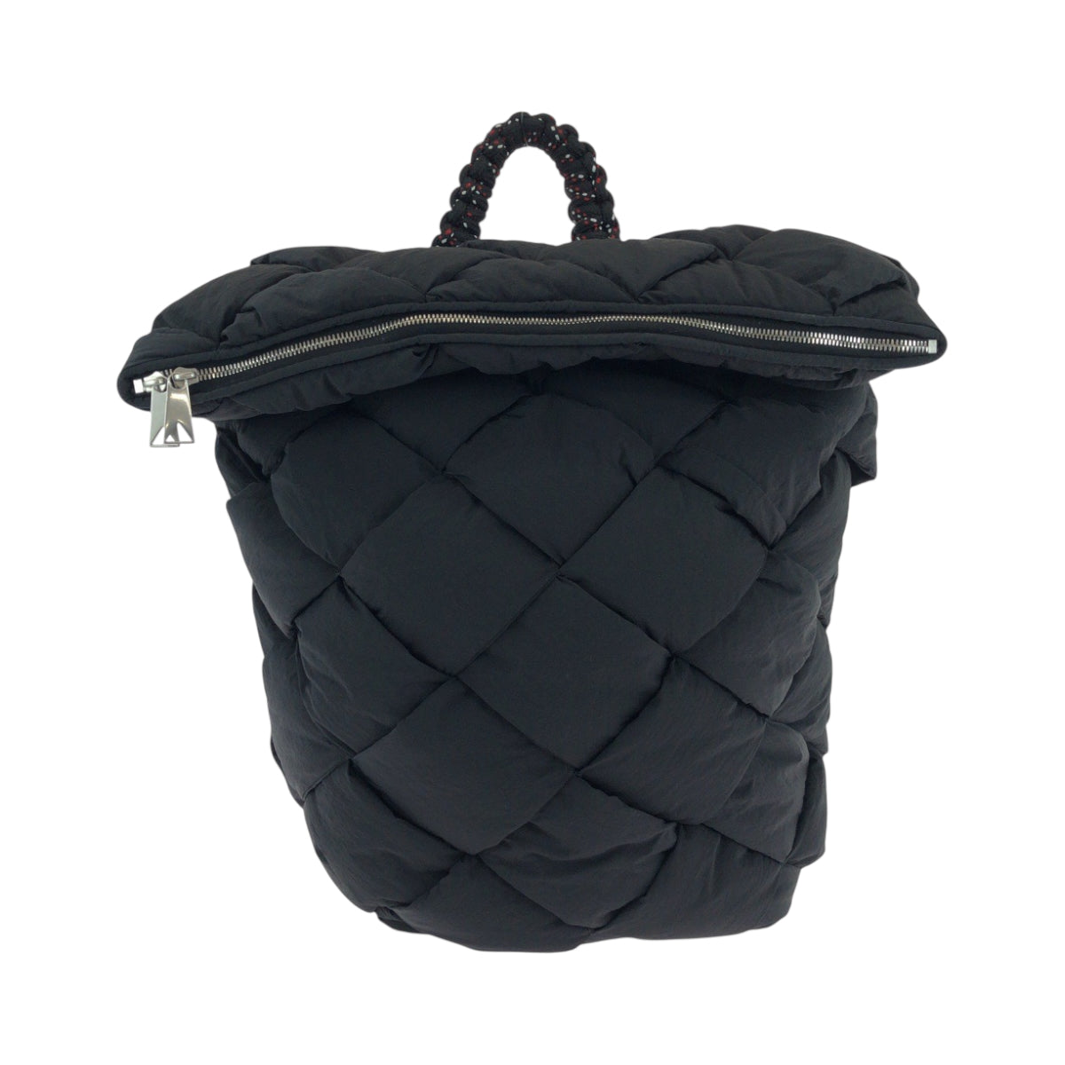 18863
BOTTEGAVENETA ボッテガヴェネタ パテッド イントレチャート ブラック 黒 シルバー金具 ナイロン P02326207S リュックサック バックパック  メンズ A168