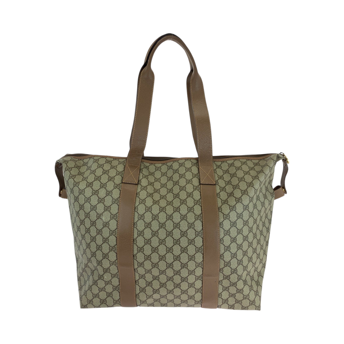 18866
GUCCI グッチ ヴィンテージ オールドグッチ ベージュ ブラウン ゴールド金具 GGスプリームキャンバス 012 1095 6080 トートバッグ ショルダーバッグ  レディース AB