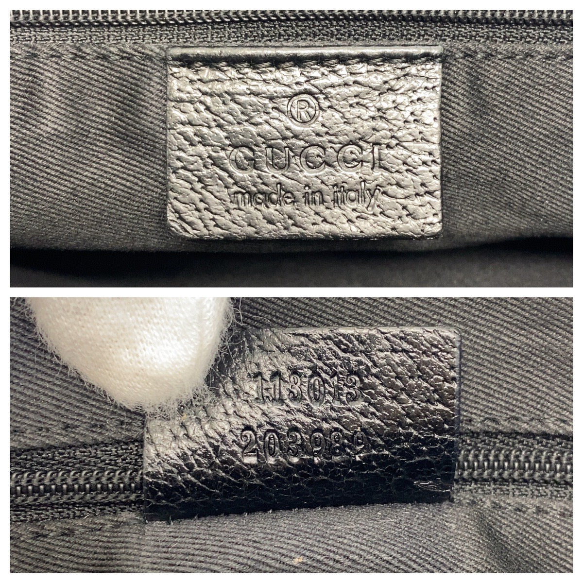 18875
GUCCI Black Silver Hardware GG Canvas / Leather 113013 Shoulder Bag Messenger Bag Unisex Women's ABP32