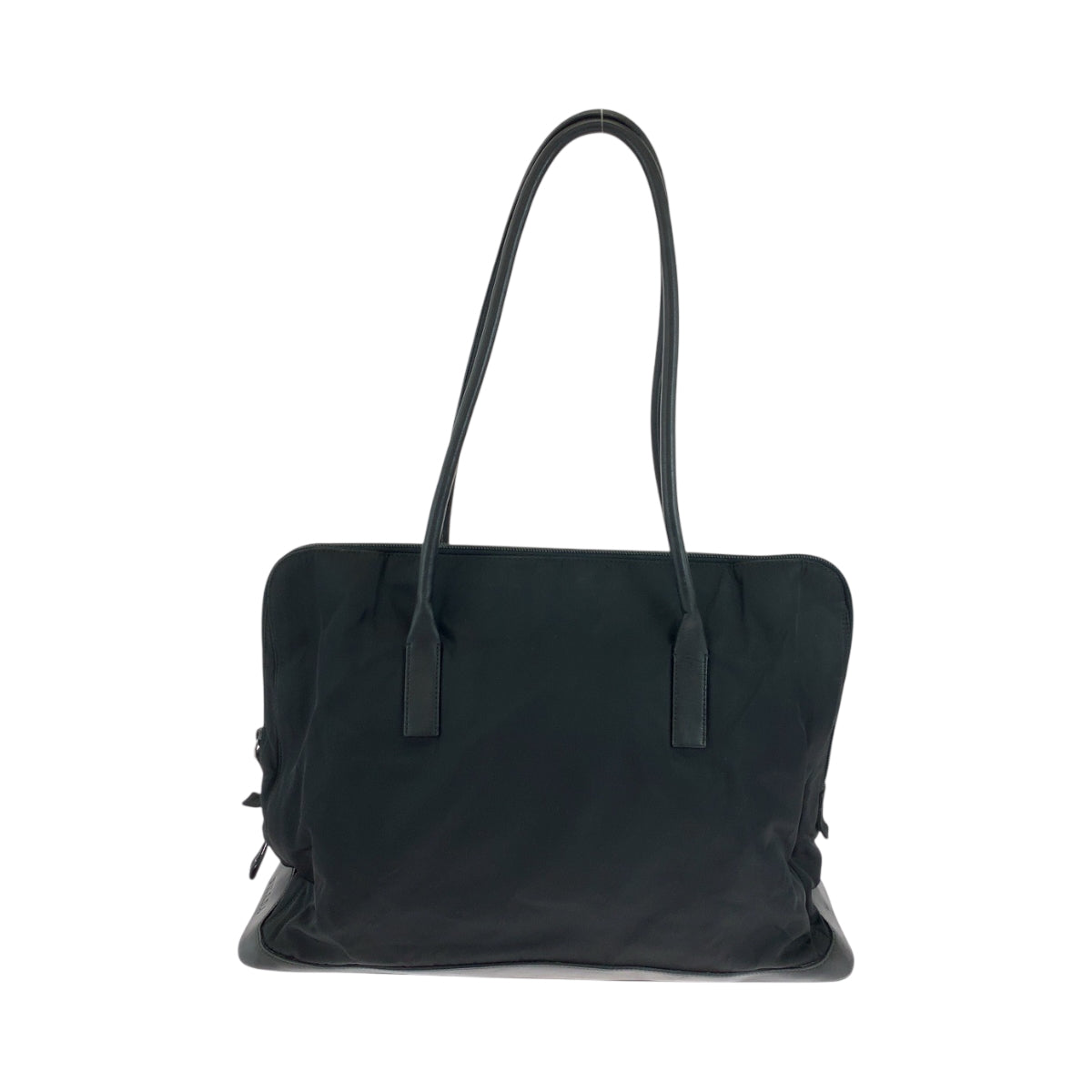 18880
PRADA プラダ テスート ロゴ ブラック 黒 シルバー金具 ナイロン / レザー トートバッグ ショルダーバッグ  レディース ABP
