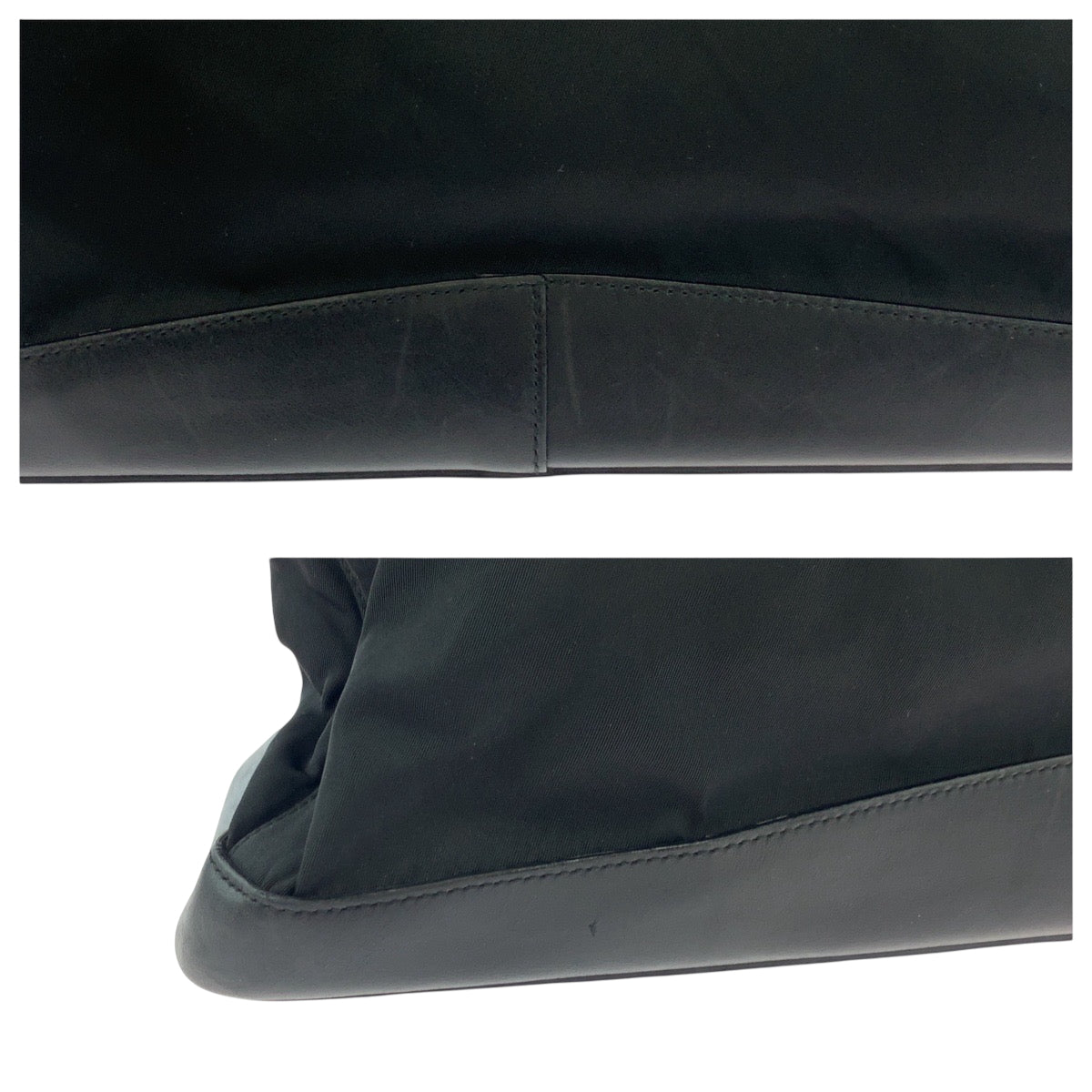 18880
PRADA プラダ テスート ロゴ ブラック 黒 シルバー金具 ナイロン / レザー トートバッグ ショルダーバッグ  レディース ABP