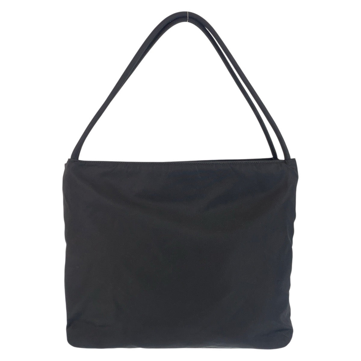 18882
PRADA プラダ テスート 三角ロゴプレート ブラック 黒 シルバー金具 ナイロン トートバッグ ショルダーバッグ レディース ABP34