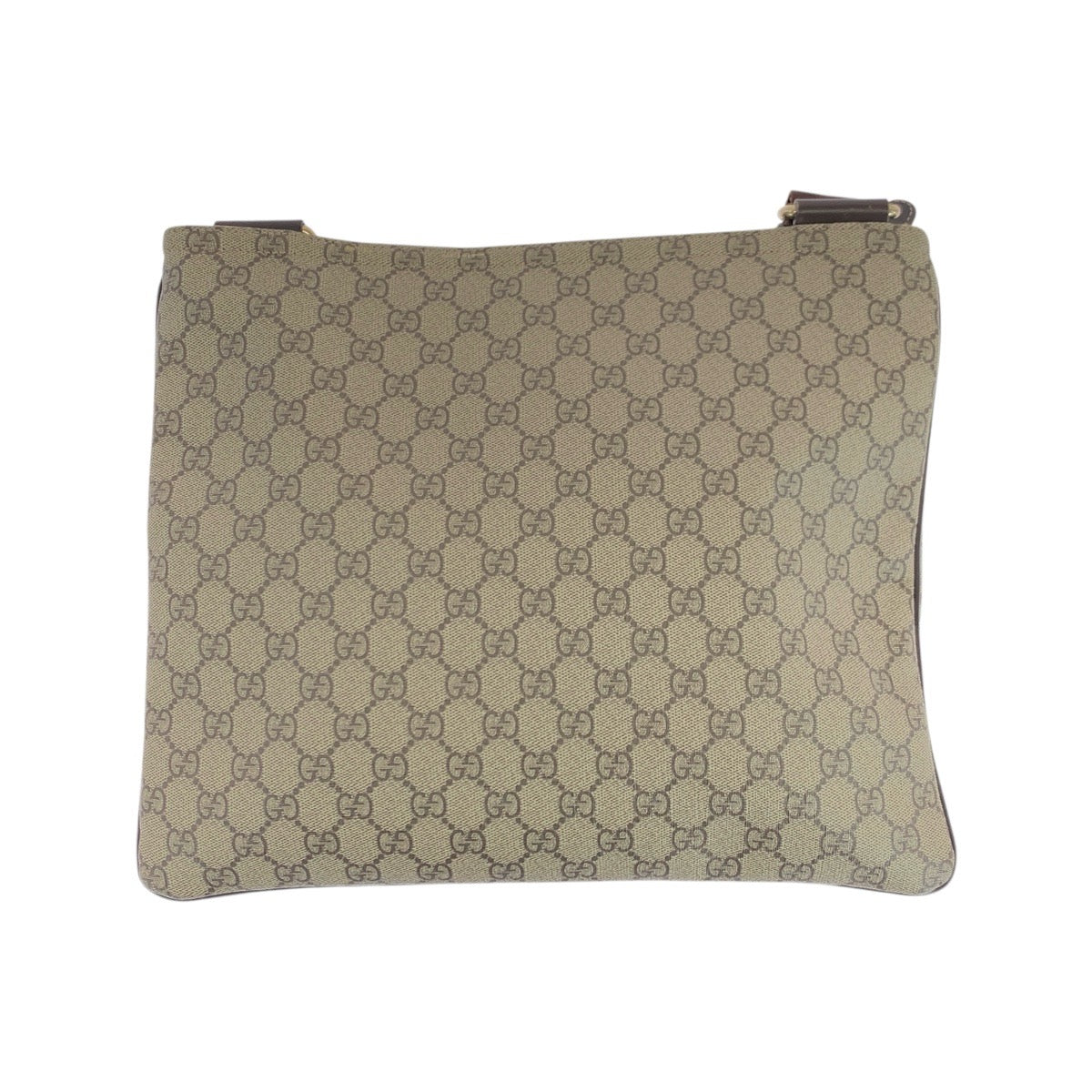 18885
GUCCI Beige Brown Gold Hardware GG Supreme Canvas / Leather 201446 Shoulder Bag Messenger Bag Women's ABP34