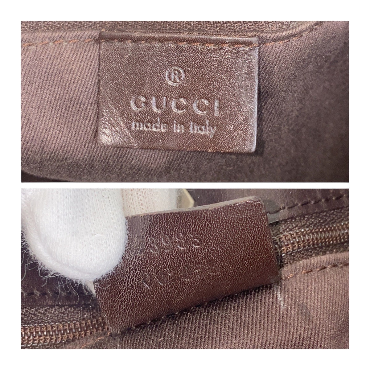 18887
GUCCI Brown Silver Hardware GG Canvas 73983 Tote Bag Shoulder Bag Ladies AB29