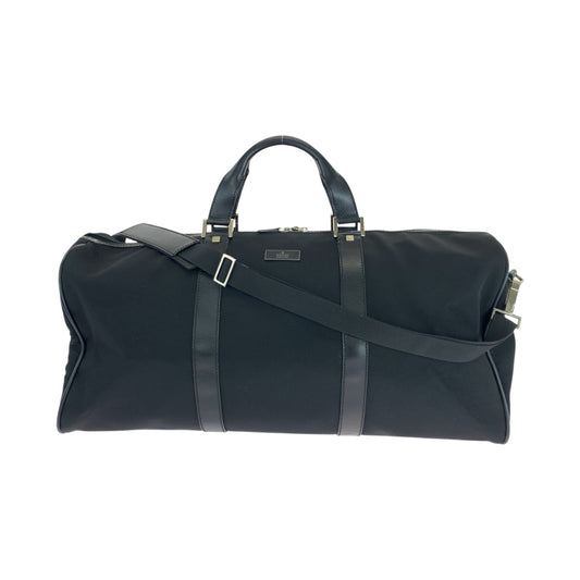 18890
GUCCI グッチ ブラック 黒 シルバー金具 ナイロン 012 0399 ショルダーバッグ ボストンバッグ 2way メンズ ABP52