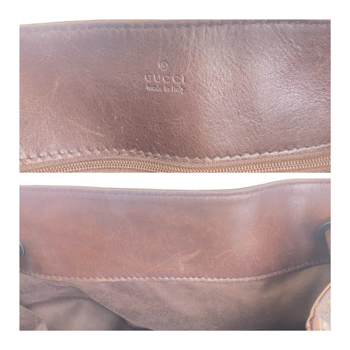 18892
GUCCI グッチ ブラウン  GGキャンバス / レザー 101341 ショルダーバッグ  レディース ABP29