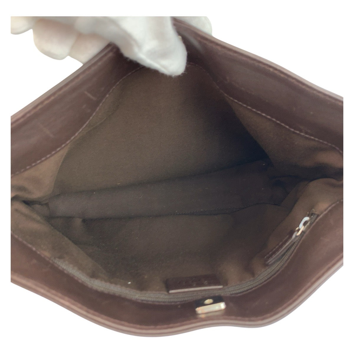 18895
GUCCI Brown Silver Hardware GG Canvas / Leather 143745 Shoulder Bag for Women ABP38