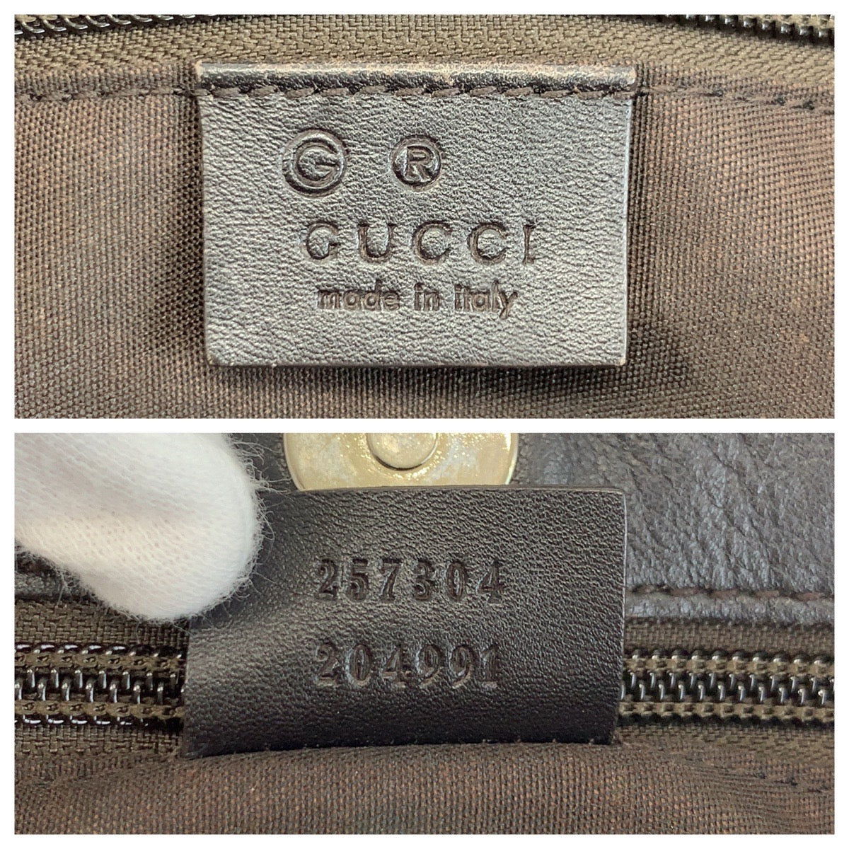 18900
GUCCI GG Pattern Brown Silver Hardware Nylon / Leather 257304 Tote Bag Shoulder Bag Ladies ABP43