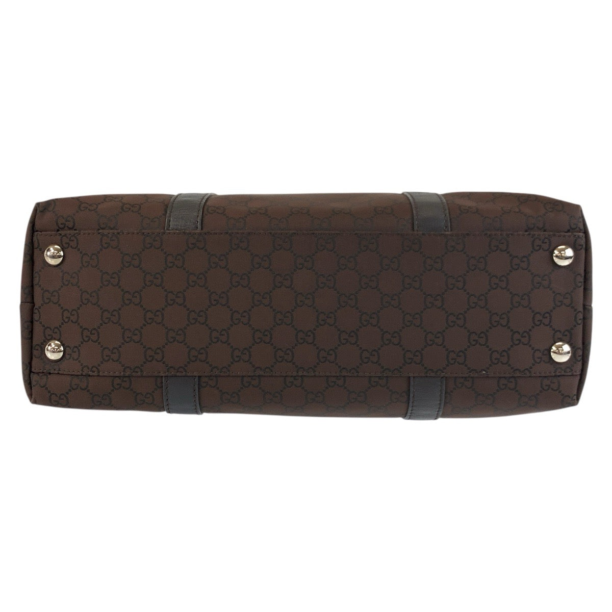 18900
GUCCI GG Pattern Brown Silver Hardware Nylon / Leather 257304 Tote Bag Shoulder Bag Ladies ABP43