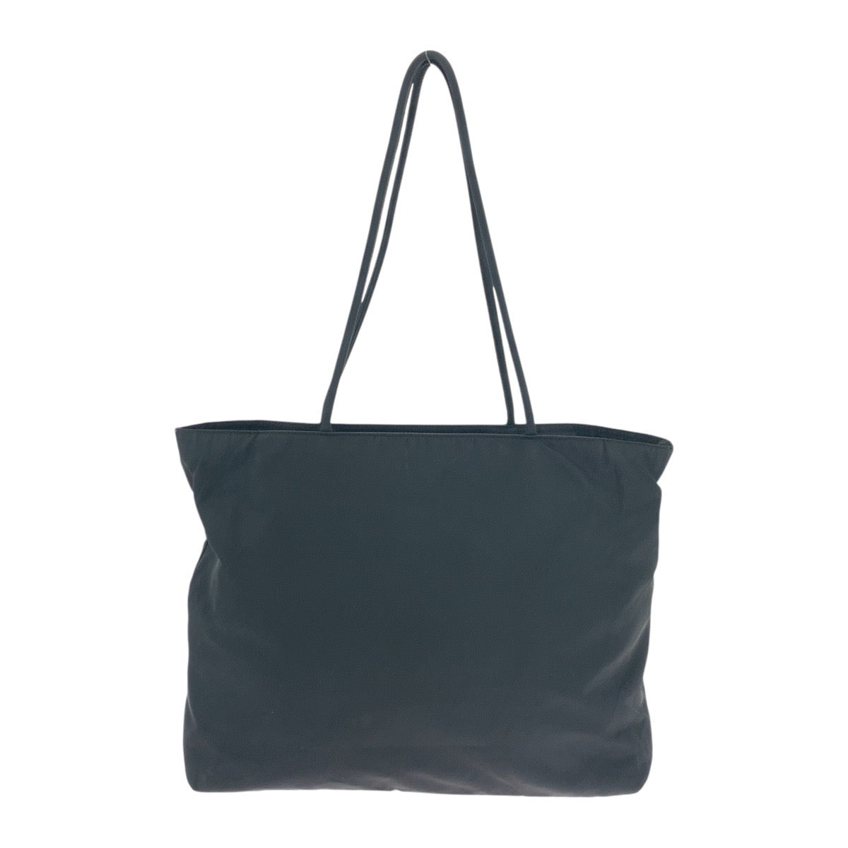 18901
PRADA プラダ テスート 三角ロゴプレート ブラック 黒 シルバー金具 ナイロン 110  ショルダーバッグ トートバッグ  レディース AB38