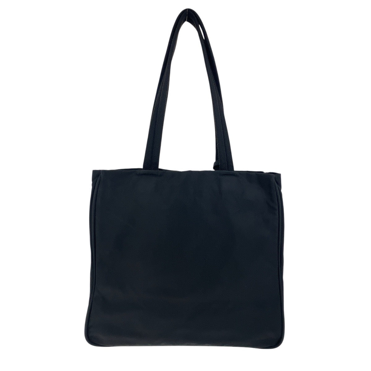 18902
PRADA プラダ テスート 三角ロゴプレート ブラック 黒 シルバー金具 ナイロン / レザー トートバッグ ショルダーバッグ  レディース ABP38