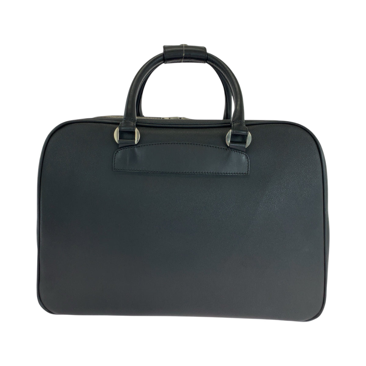 18903
VERSACE ヴェルサーチ メデューサ ブラック 黒 シルバー金具 レザー ボストンバッグ ハンドバッグ メンズ A75