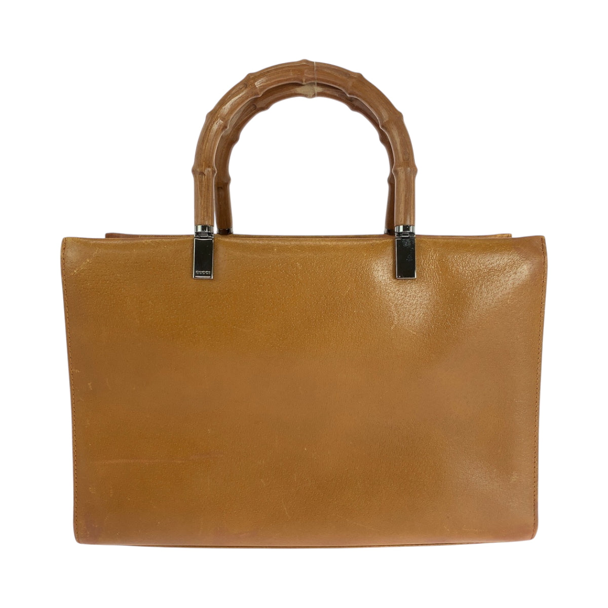 18915
GUCCI グッチ バンブー ブラウン キャメル シルバー金具 レザー 002 1035 ハンドバッグ ショルダーバッグ 2way レディース AB38