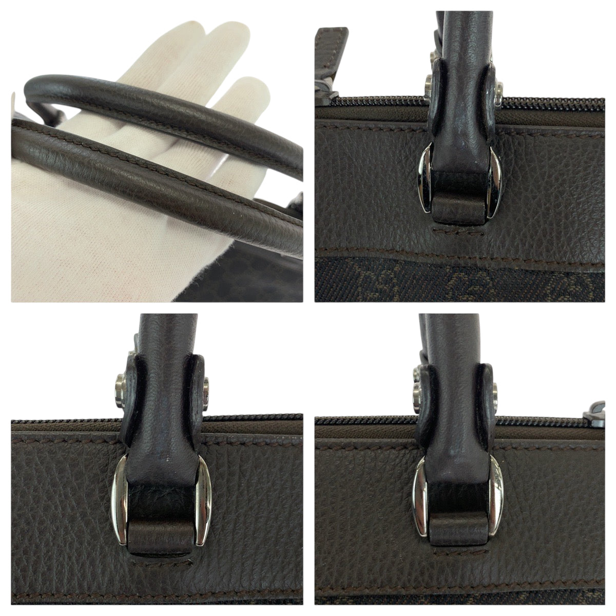 18919
GUCCI グッチ GGデニム ブラック 黒 シルバー金具 GGキャンバス 341491 トートバッグ ショルダーバッグ レディース A57