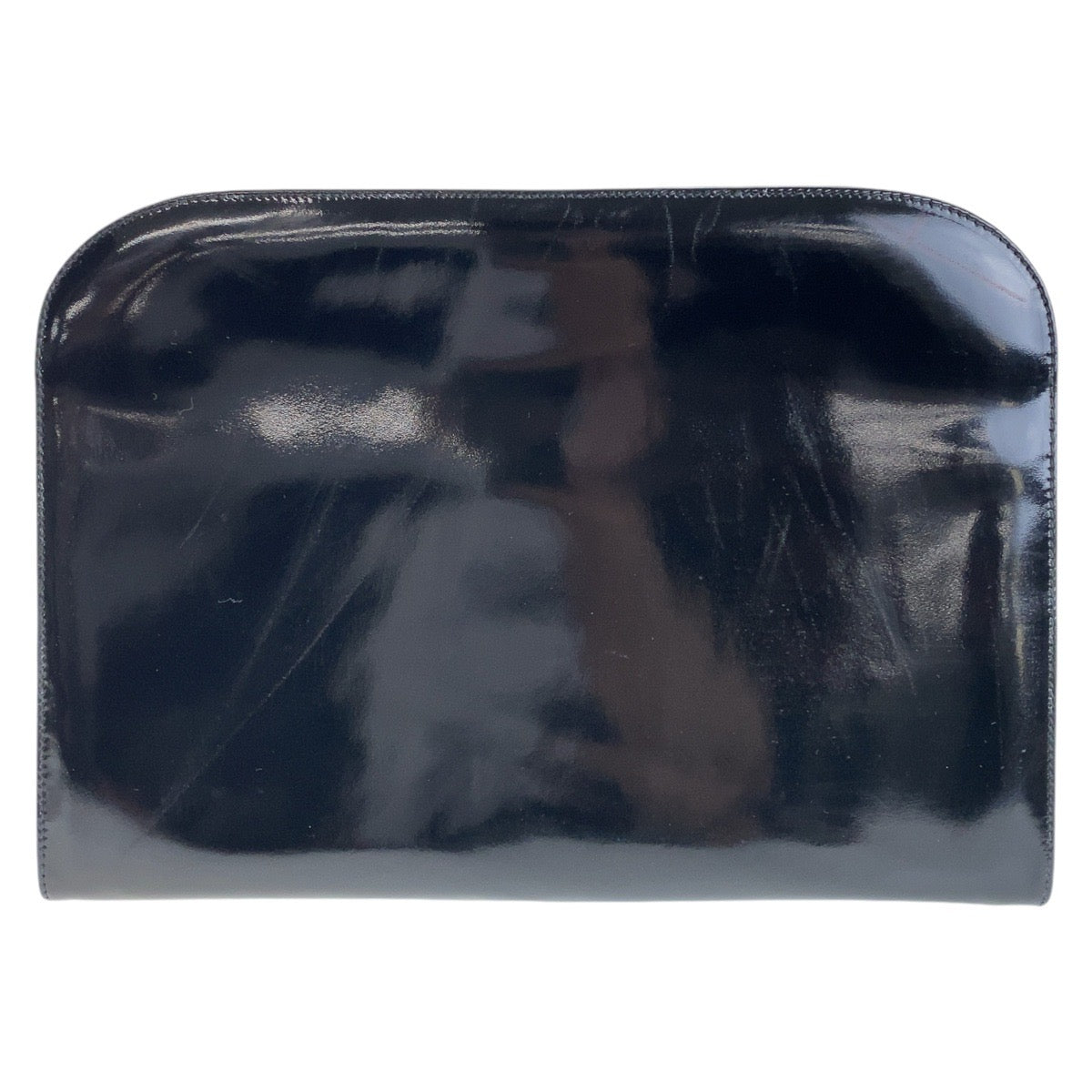 18924
Salvatore Ferragamo サルヴァトーレフェラガモ ヴィンテージ ガンチーニ ブラック 黒 ゴールド金具 パテントレザー P21 0587 ショルダーバッグ クラッチバッグ レディース ABP