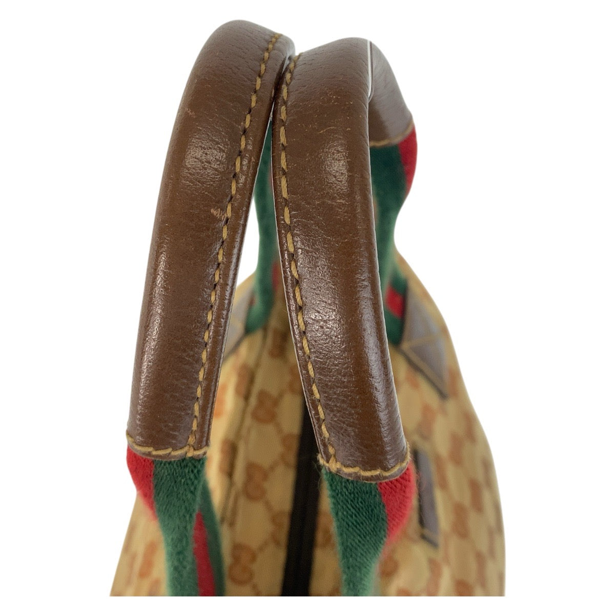 18935
GUCCI グッチ シェリーライン ベージュ ブラウン GGキャンバス / レザー 131228 トートバッグ ハンドバッグ  レディース B