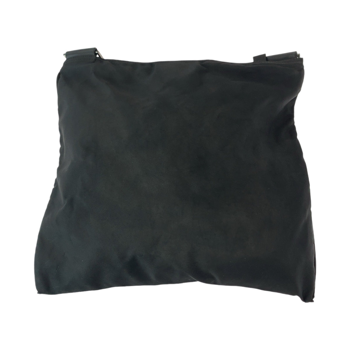 18942
PRADA プラダ テスート 三角ロゴプレート 男女兼用 ブラック 黒 シルバー金具 ナイロン ショルダーバッグ サコッシュ ポシェット  メンズ AB