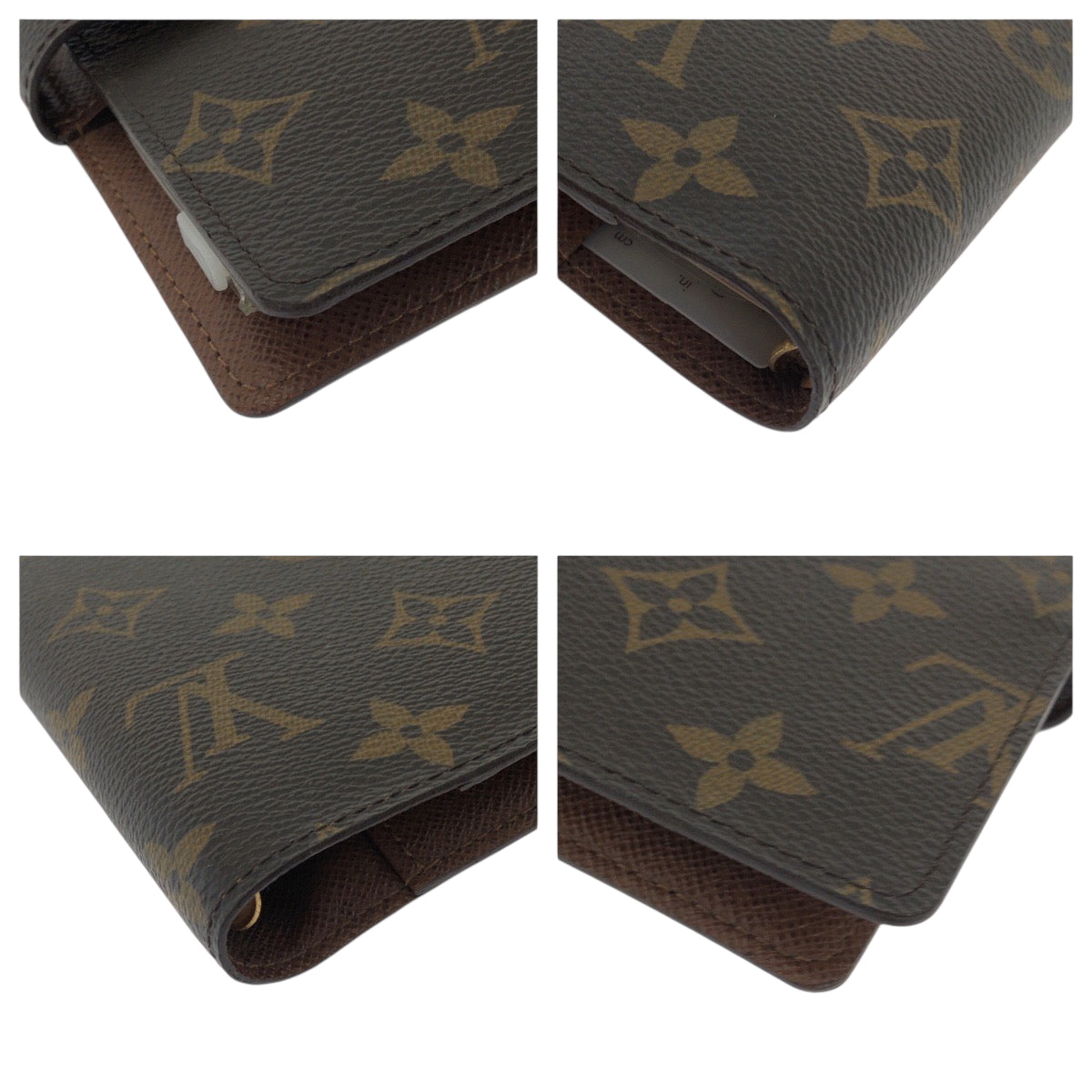 18947
LOUIS VUITTON ルイヴィトン モノグラム アジェンダPM ブラウン ゴールド金具 PVC R20005 手帳カバー  ABP10