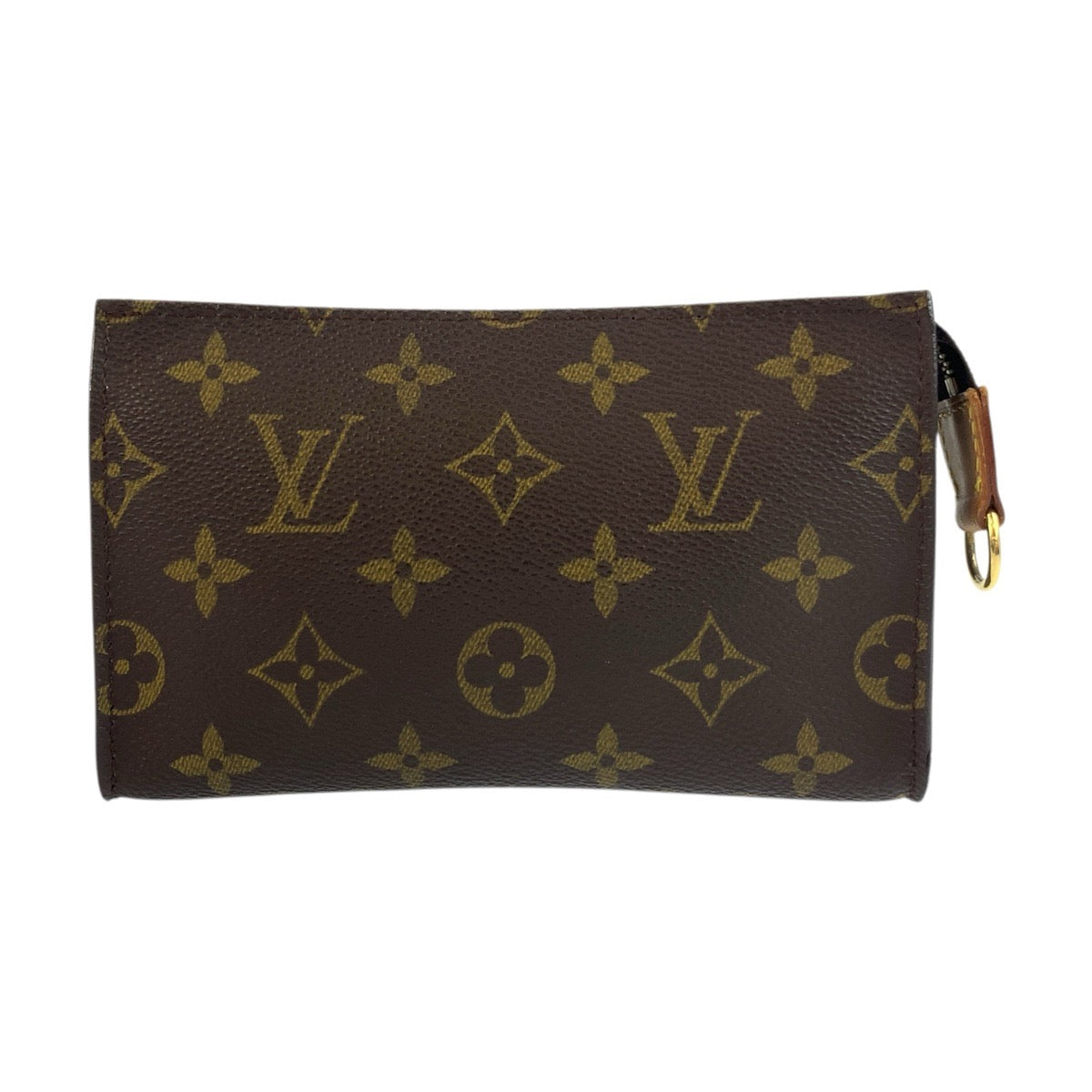 18948
LOUIS VUITTON ルイヴィトン モノグラム ポッシュ トワレット15 ブラウン ゴールド金具 PVC M47546 ポーチ  レディース ABP16