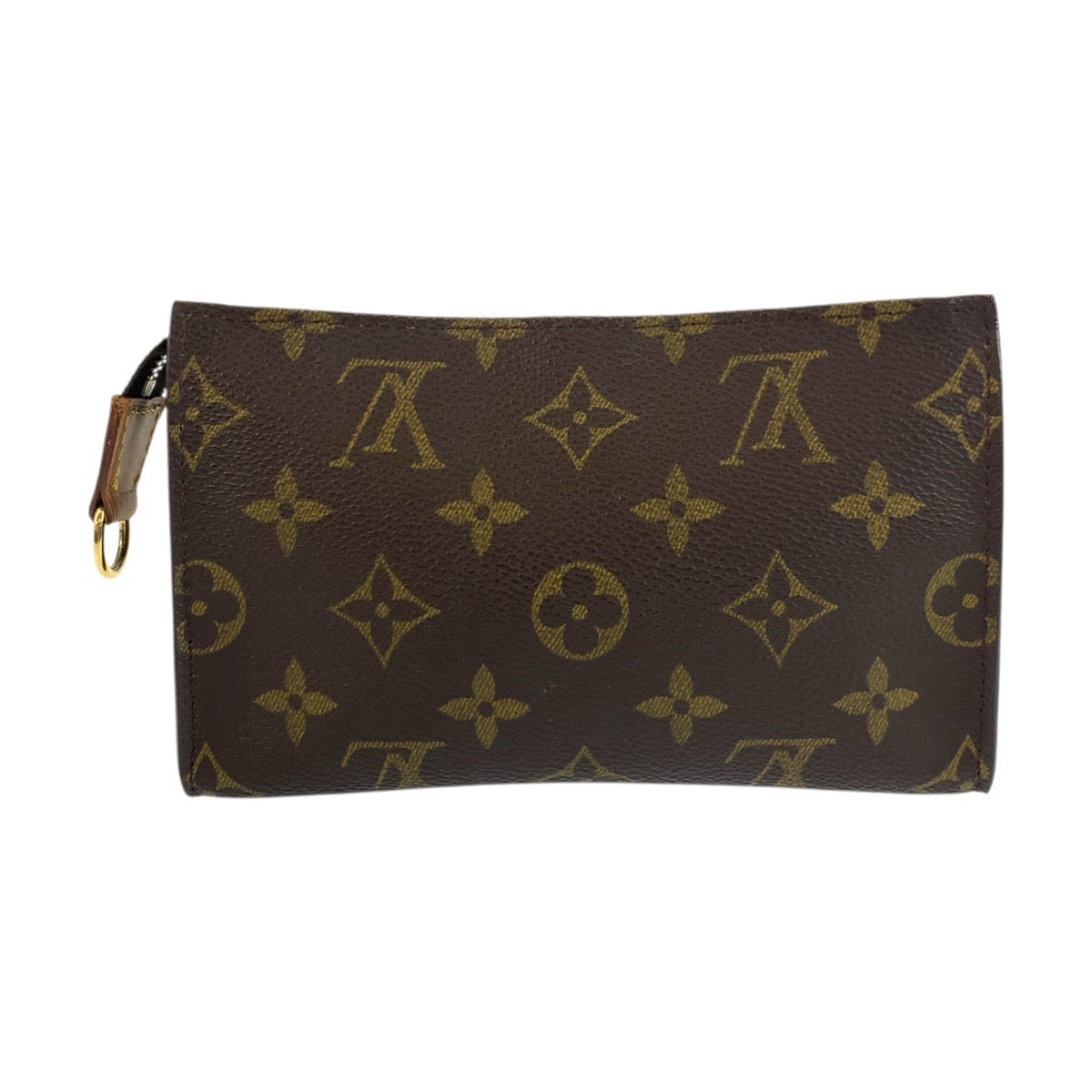 18948
LOUIS VUITTON ルイヴィトン モノグラム ポッシュ トワレット15 ブラウン ゴールド金具 PVC M47546 ポーチ  レディース ABP16