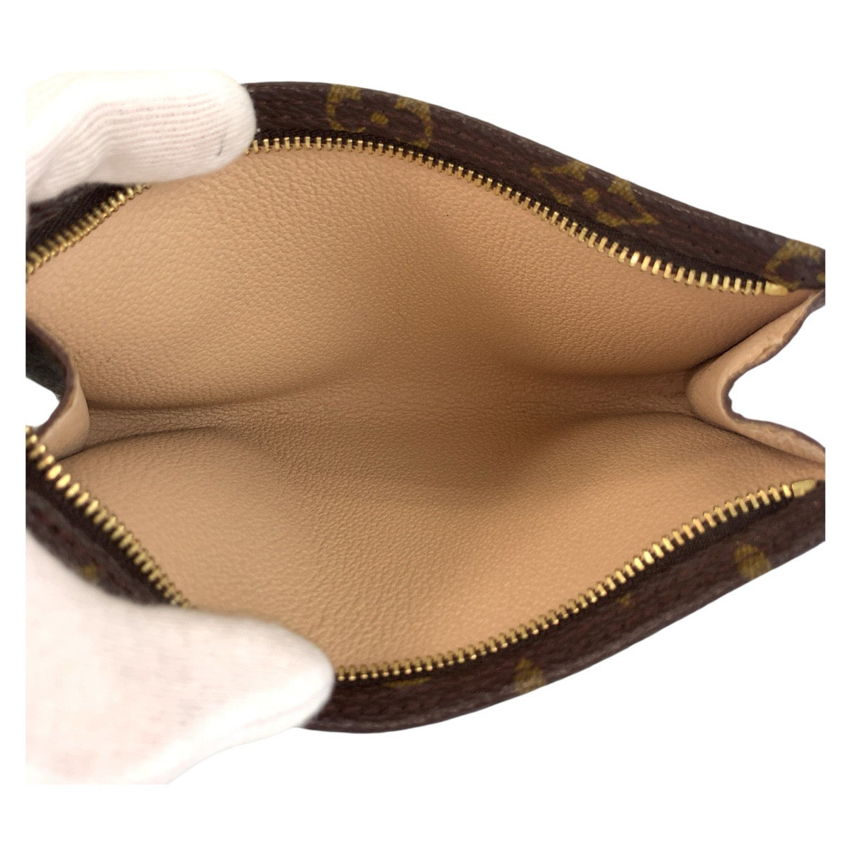 18948
LOUIS VUITTON ルイヴィトン モノグラム ポッシュ トワレット15 ブラウン ゴールド金具 PVC M47546 ポーチ  レディース ABP16