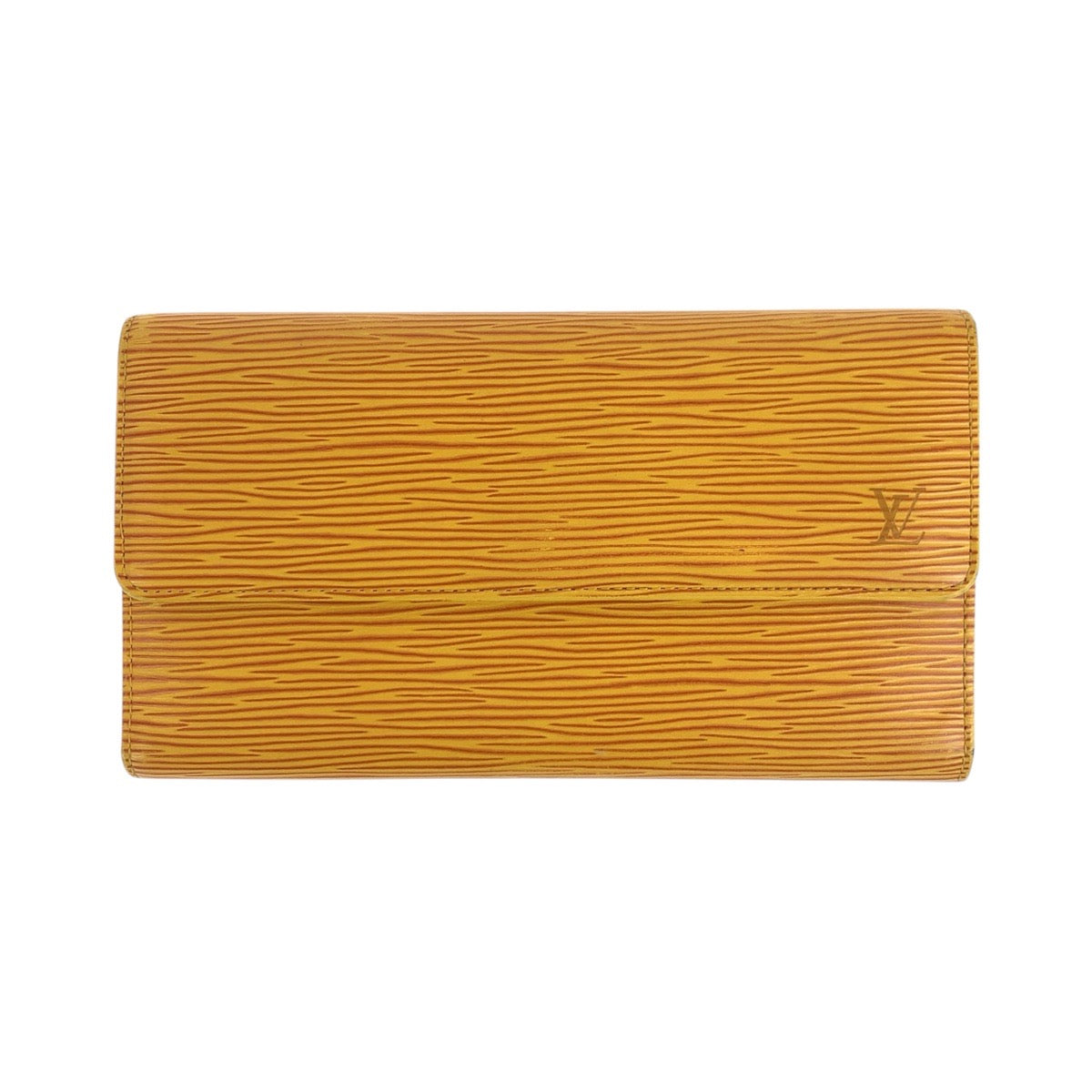 18949
LOUIS VUITTON ルイヴィトン エピ ポルトトレゾール インターナショナル タッシリイエロー ゴールド金具 レザー M63389 長財布 折財布  レディース AB10