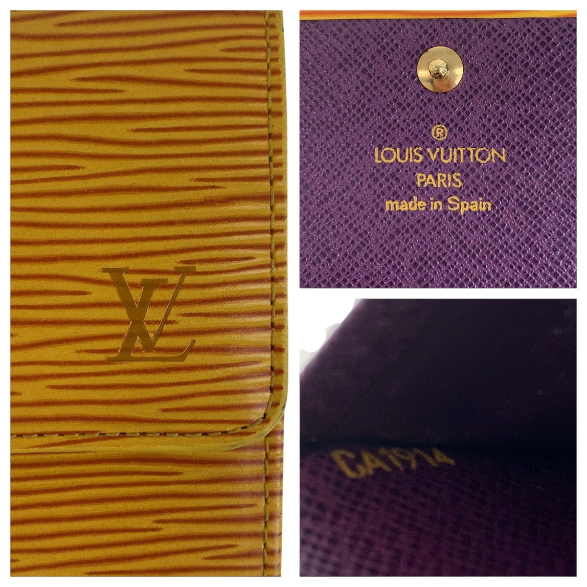 18949
LOUIS VUITTON ルイヴィトン エピ ポルトトレゾール インターナショナル タッシリイエロー ゴールド金具 レザー M63389 長財布 折財布  レディース AB10