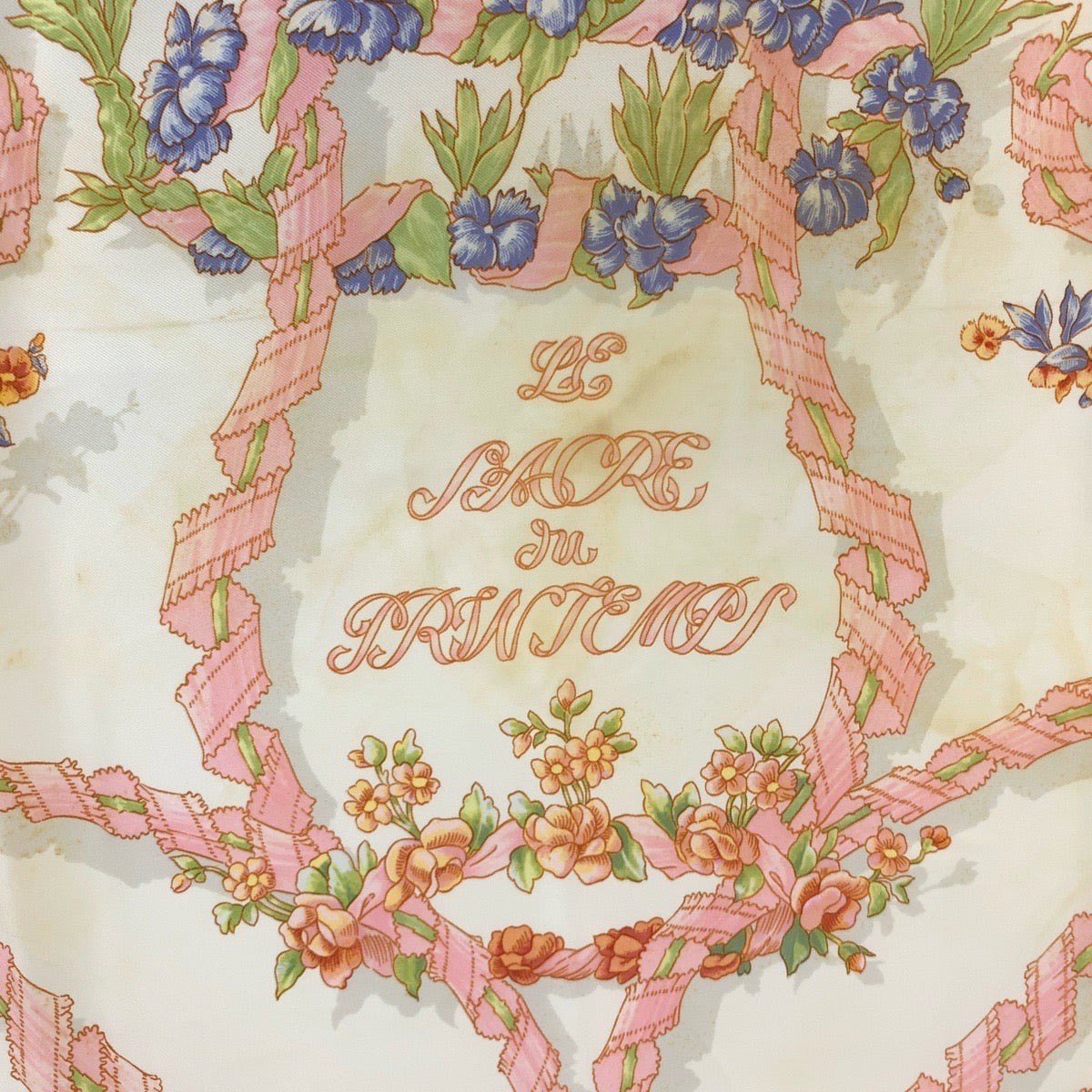 18953
HERMES エルメス LE SACRE DU PRINTEMPS カレ90 アイボリー ピンク シルク スカーフ 大判スカーフ レディース AB16