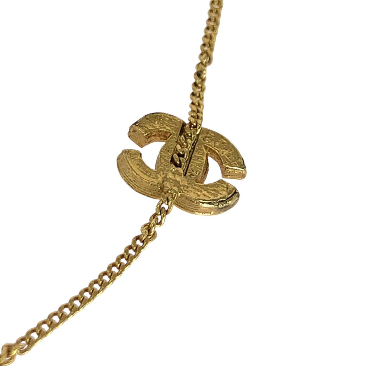 18966
CHANEL シャネル トリプルココマーク ラインストーン ゴールド メッキ ブレスレット  レディース A48