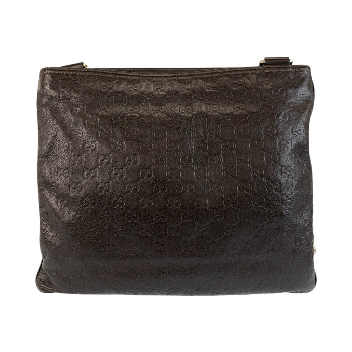 18970
GUCCI グッチ グッチシマ Brown Silver Hardware Leather 201446 Shoulder Bag Messenger Bag Unisex Men's ABP45