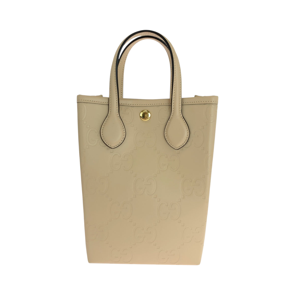 18998
GUCCI グッチ グッチシマ ベージュ ゴールド金具 レザー 790133 ショルダーバッグ ハンドバッグ トートバッグ 2way  レディース