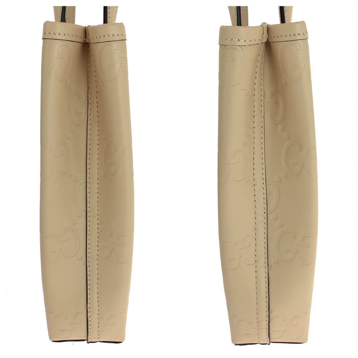 18998
GUCCI グッチ グッチシマ ベージュ ゴールド金具 レザー 790133 ショルダーバッグ ハンドバッグ トートバッグ 2way  レディース