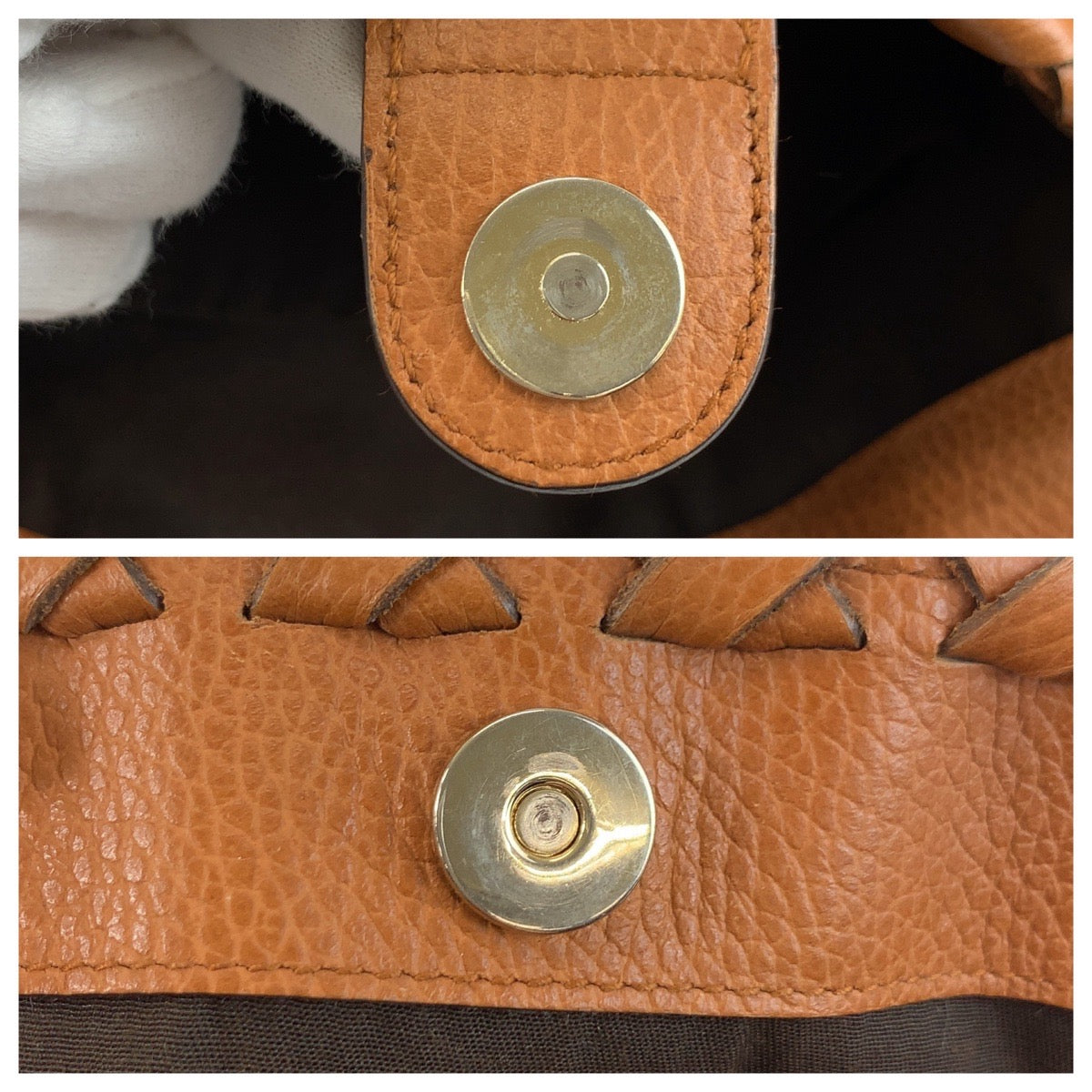 19003
GUCCI Bamboo Tassel Brown Gold Hardware Leather 354665 Tote Bag Shoulder Bag Ladies ABP50
