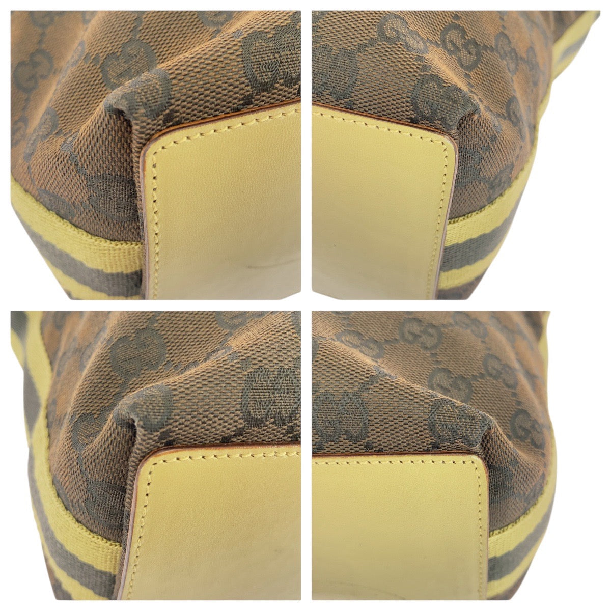 19005
GUCCI グッチ ブラウン マルチカラー シルバー金具 GGキャンバス / レザー 31243 トートバッグ ショルダーバッグ  レディース AB26