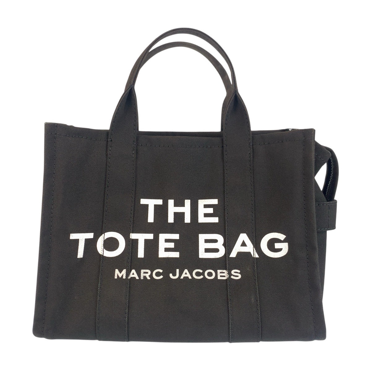 19008
MARC JACOBS マークジェイコブス ブラック 黒 コットン M0016161 トートバッグ  レディース ABP17