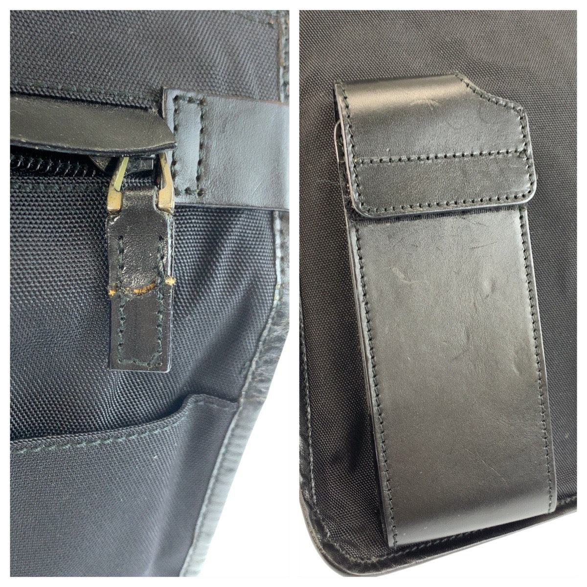 19009
GUCCI グッチ ブラック 黒 シルバー金具 ナイロン / レザー 019 0335 ショルダーバッグ メッセンジャーバッグ  メンズ AB20