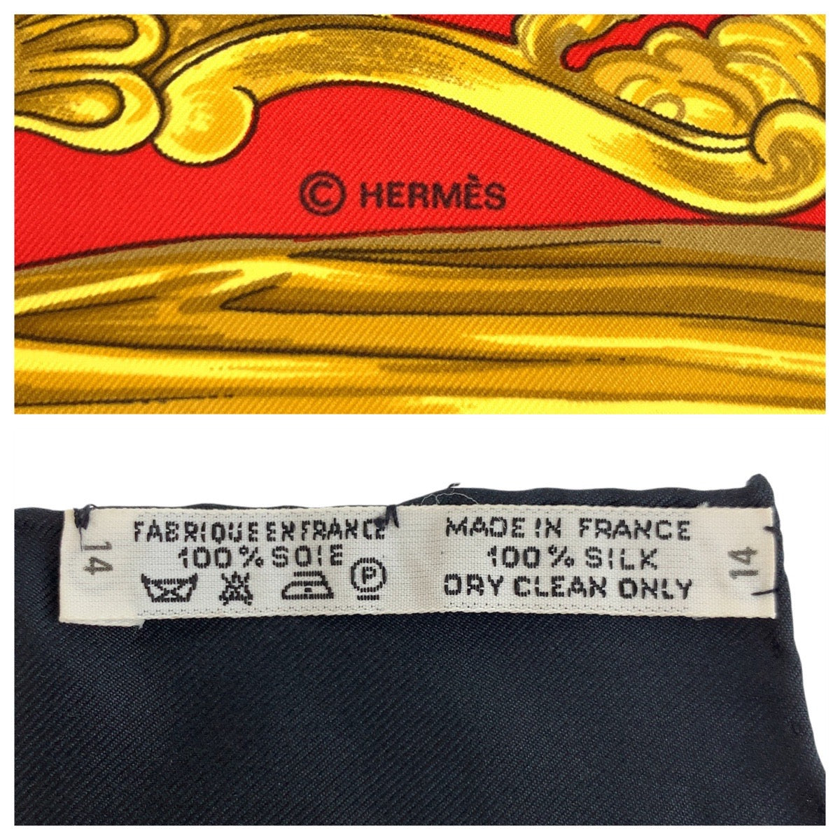19011
HERMES エルメス ETRIERS カレ90 レッド ベージュ ブラック シルク スカーフ 大判スカーフ  レディース ABP20
