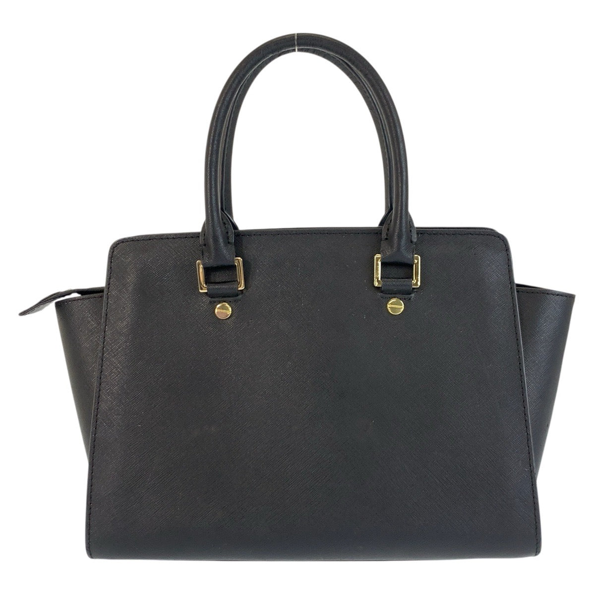 19024
Michael Kors マイケルコース セルマ ブラック 黒 ゴールド金具 レザー 30S5GCYS1L ハンドバッグ レディース AB8