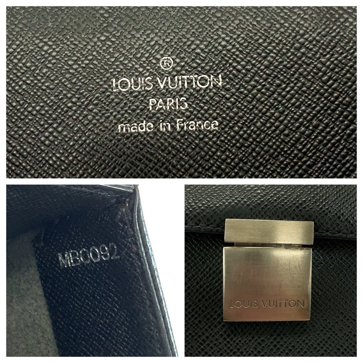 19033
LOUIS VUITTON ルイヴィトン タイガ アンガラ アルドワーズ ブラック 黒 シルバー金具 タイガ M30772 ビジネスバッグ ハンドバッグ  メンズ AB39