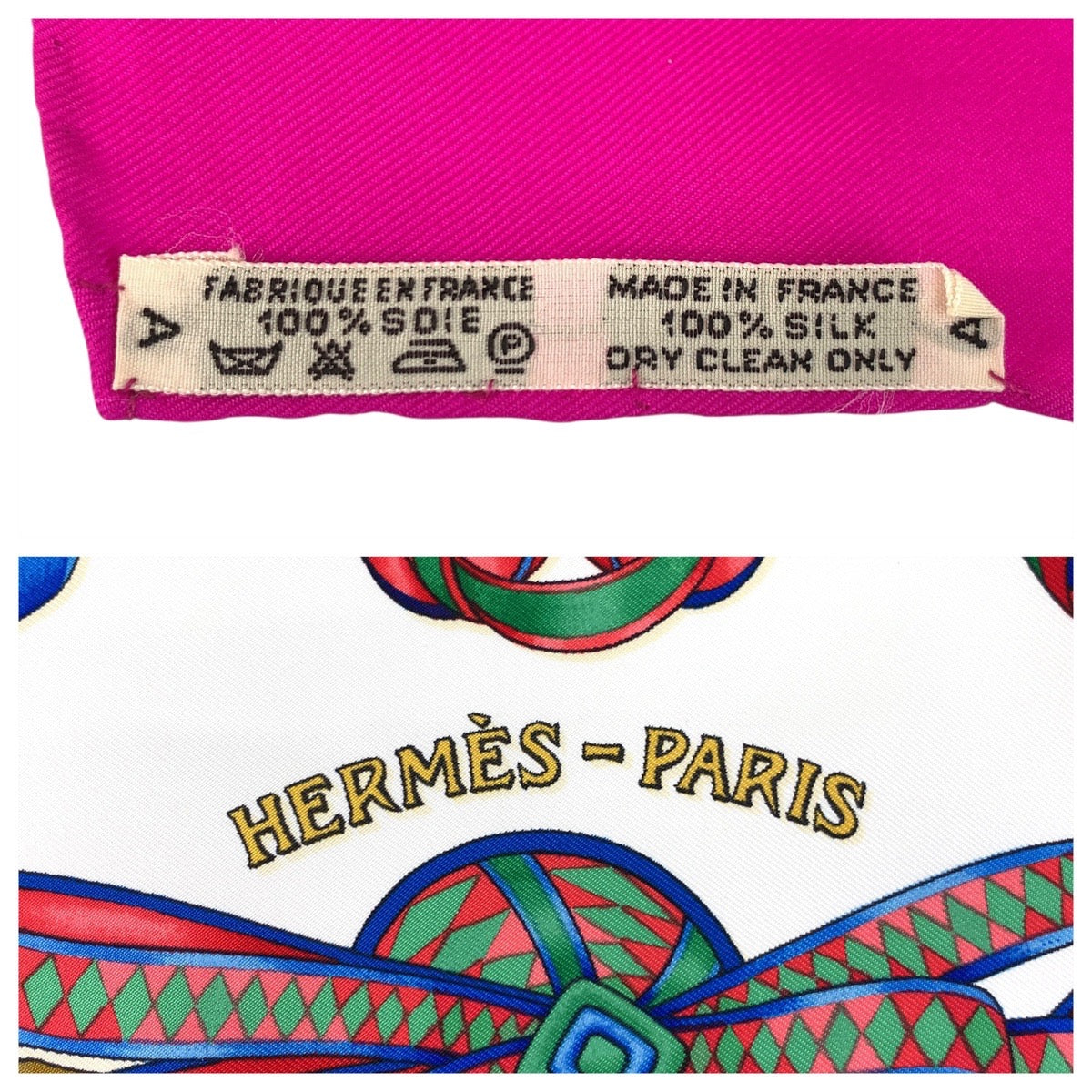 19035
HERMES エルメス LES RUBANS DU CHEVAL カレ90 ピンク マルチカラー シルク スカーフ 大判スカーフ レディース ABP16